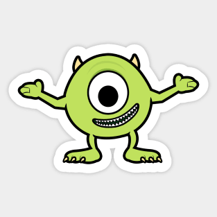 mike wazowski chibi Sticker